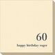 Large Number with Text Linen Like Napkins Image 1 of 2